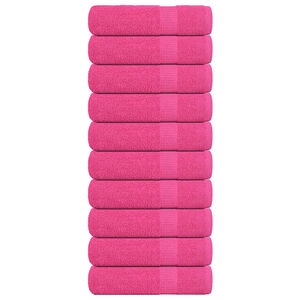 vidaXL du&scaron;ir&auml;tikud FROGN 10 tk, roosa, 70x140 cm, 360 g/m&sup2;