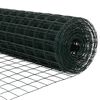vidaXL Aed koos postiga Roheline 0,4 x 25 m Terased ja PVC