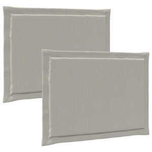 vidaXL Istumispatjad 2 pcs Helehall 47 x 36 x 2 cm Pol&uuml;ester