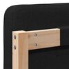 vidaXL Polsterdatud voodiots peaga Pruun ja must 135 cm Tahke m&auml;nd