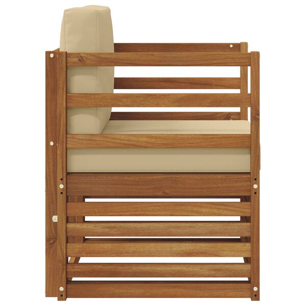 vidaXL V&auml;li diivanikomplekt padjaga Neutraalne 67 x 63 x 73 cm