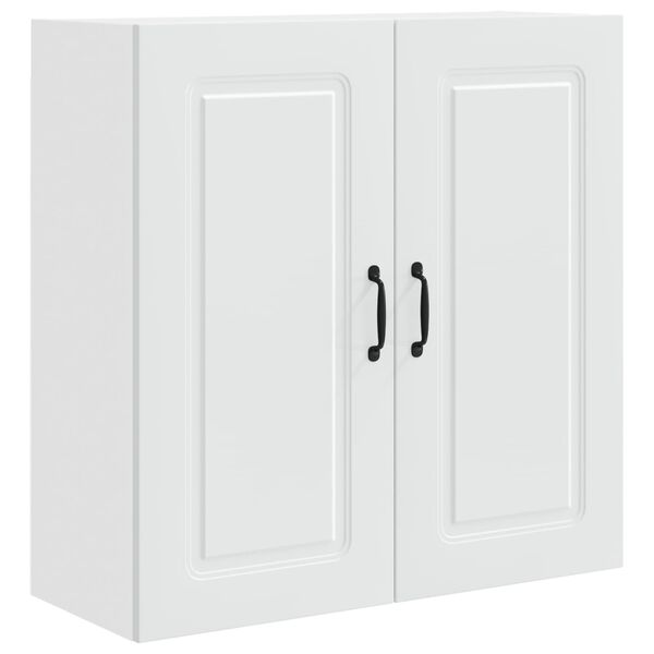 vidaXL K&ouml;&ouml;gikapp ladustamisega Kalmar Valge 80 x 31 x 80 cm Tehispuit