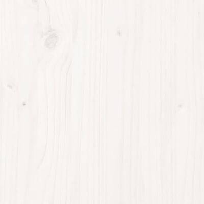 vidaXL küttepuude alus, valge, 33,5 x 30 x 110 cm, männipuit