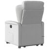 vidaXL elektriline püstitõusmist toetav massaažitool, pilvehall kangas