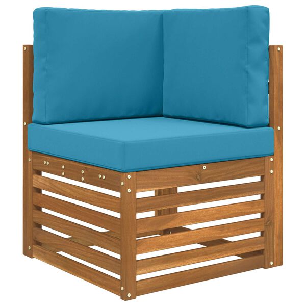 vidaXL V&auml;lim&ouml;&ouml;blitugi patja 3 pcs Kuninglik sinine Pol&uuml;ester