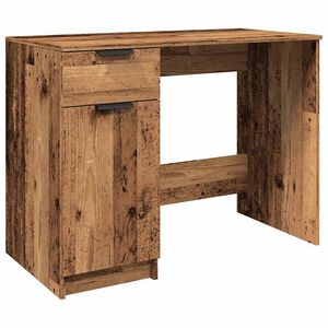 vidaXL kirjutuslaud Vana puit 100x50x75 cm Engineered Wood