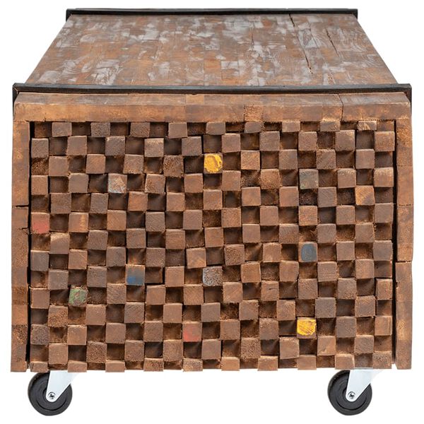 vidaXL kohvilaud 110x45x38 cm, tiikpuu