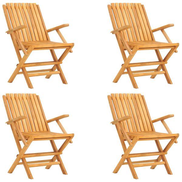 vidaXL 5-osaline aiam&ouml;&ouml;bli komplekt, tiikpuu