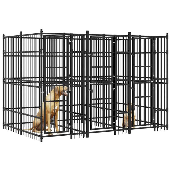 vidaXL koeraaedik, teras, 7,37 m&sup2;