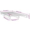 vidaXL kaubaalustest voodi, 75 x 190 cm, m&auml;nnipuit