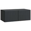 vidaXL Rippuv TV kapp Must 78,5 x 41 x 30 cm Tehispuit