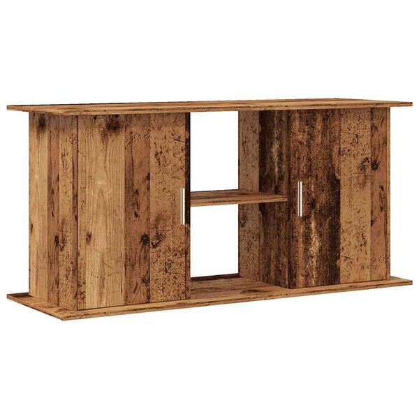 vidaXL Akvaarium Stend Vana puit 121x41x58 cm Engineered Wood