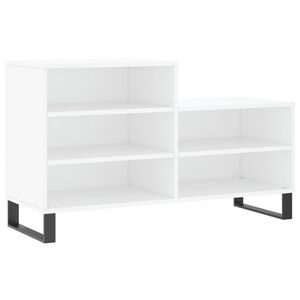 vidaXL jalatsikapp, valge, 102 x 36 x 60 cm, tehispuit