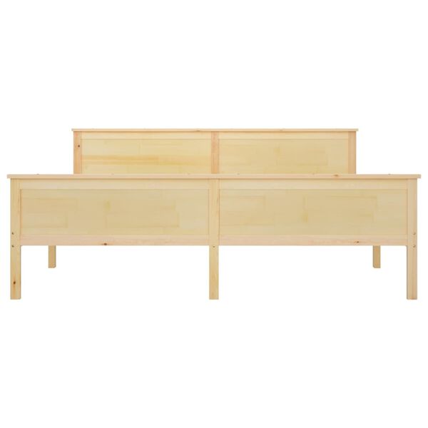 vidaXL voodiraam, männipuit, 180 x 200 cm