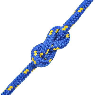 vidaXL paadiköis polürpopüleenist 8 mm, 100 m, sinine
