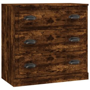vidaXL puhvetkapp, suitsutatud tamm, 70 x 35,5 x 67,5 cm, tehispuit