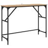 vidaXL Konsoollaud K&auml;sit&ouml;&ouml;puu 100 x 32 x 75 cm Tehispuit
