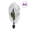 vidaXL lukuga taime fliiskatted 4 tk, 70 g/m&sup2;, 2,36x2 m