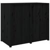 vidaXL &otilde;ue k&ouml;&ouml;gikapp, must, 106 x 55 x 92 cm, m&auml;nnipuit