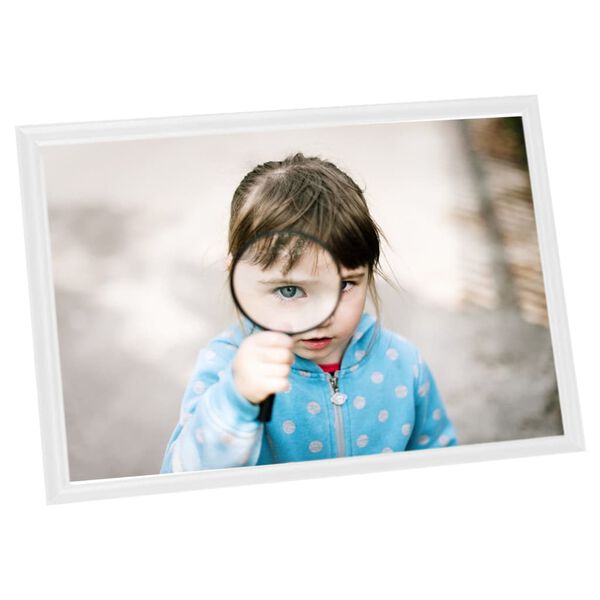 vidaXL fotoraami kollaaž 5 tk, seinale või lauale, valge, 13 x 18 cm