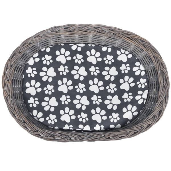 vidaXL 2 korrusega pajuvitstest kassi kraapimispuu/maja/voodi padjaga