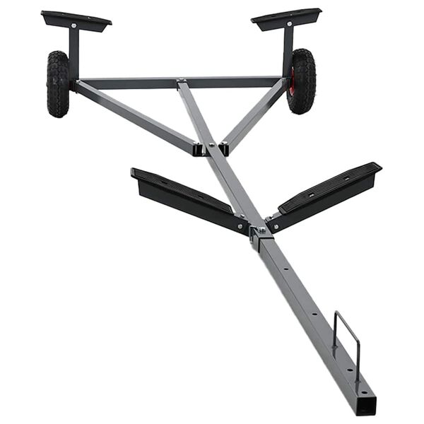 vidaXL Paaditrailer H&otilde;bedane 302 x 107 x 42 cm Teras