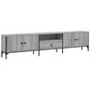 vidaXL telerikapp sahtliga, hall sonoma tamm, 200x25x44 cm, tehispuit