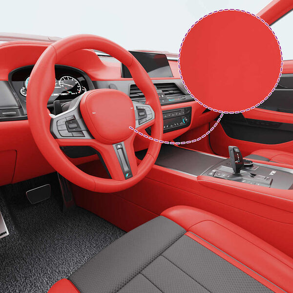 vidaXL autokile, mattpunane, 100 x 150 cm