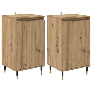 vidaXL K&otilde;ide 2 pcs K&auml;sit&ouml;&ouml;puu 40 x 35 x 70 cm