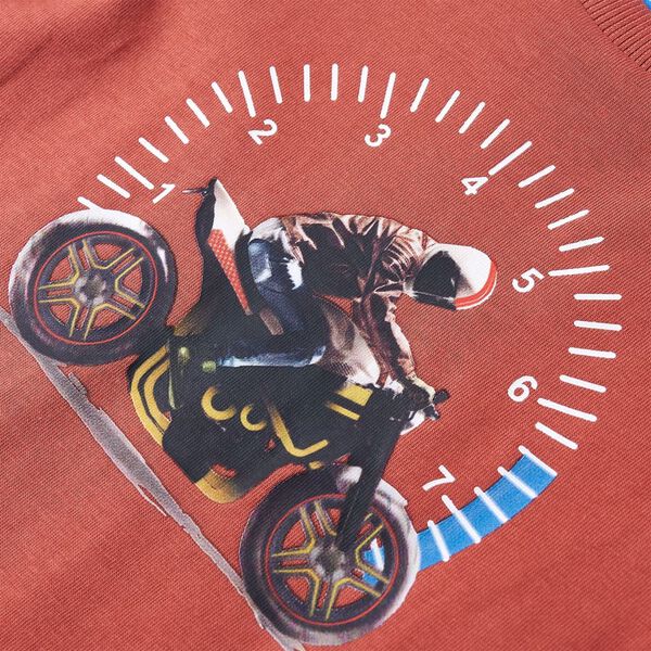 Pikkade varrukatega lastesärk, henna, 104