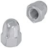 vidaXL P&auml;hkel 2 pcs H&otilde;bedane M6 x 10 mm Raud