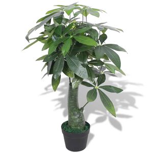 vidaXL kunsttaim vesipahhiira potiga, 85 cm, roheline