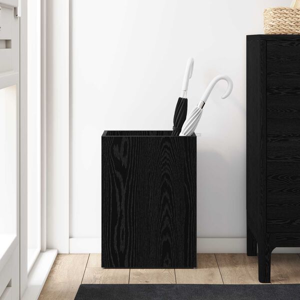 vidaXL Hoidik ja riputustugi Must tamm 40 x 20 x 55,5 cm Tehispuit