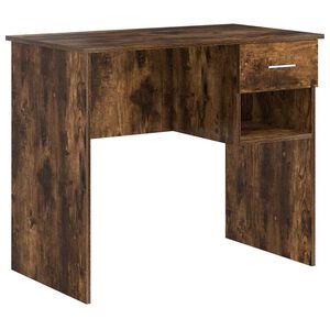 vidaXL Laud Suitsetatud tamm 90 x 49 x 75 cm Tehispuit