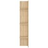 vidaXL telerikapp, Sonoma tamm, 152 x 22 x 113 cm, tehispuit