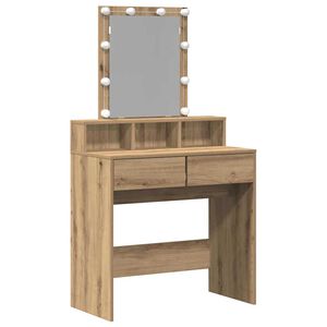 vidaXL Dressing Table k&auml;sit&ouml;&ouml;tamm 80 x 41 x 144.5 cm Tehispuit
