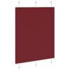 vidaXL plisseeritud ruloo Bordeaux punane 105x150 cm Kanga laius