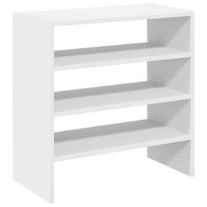 vidaXL kingariiulid 2 tk virnastatavad, valge, 60 x 30 x 30,5 cm