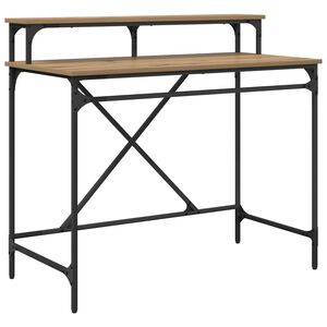 vidaXL Laud K&auml;sit&ouml;&ouml;puu 100 x 50 x 90 cm Tehispuit