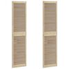 vidaXL Kappi Uks 2 pcs Neutraalne 201 x 2,1 x 49,5 cm Tahke m&auml;nd
