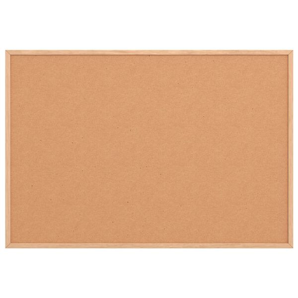 vidaXL korktahvel t&auml;ispuidust raamiga 80 x 55 cm