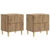 vidaXL &Ouml;&ouml;kapp 2 pcs Artisan tamm 43 x 34,5 x 48 cm Tehispuit