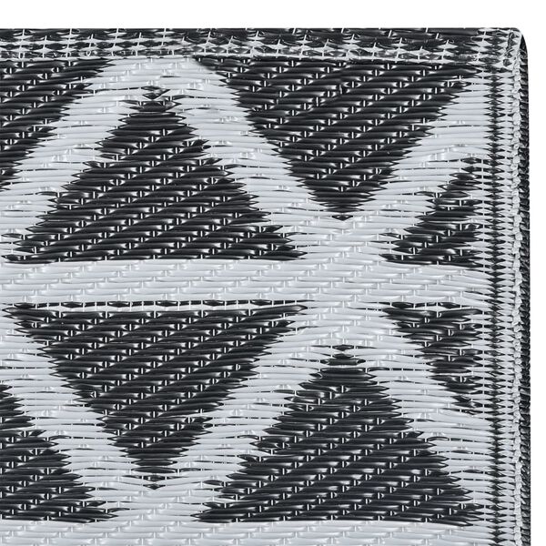 vidaXL õuevaip, ARAKIL must, 120 x 180 cm, PP