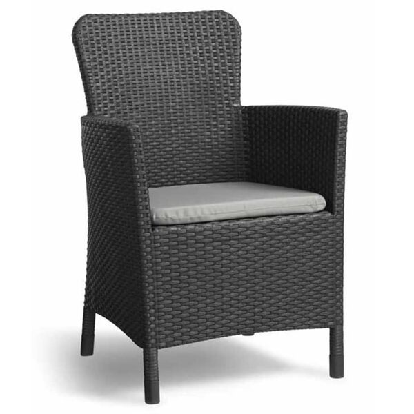 Keter rõdumööblikomplekt "Miami", 5-osaline, grafiit 223815