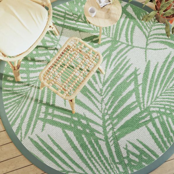 vidaXL V&auml;lisvaip ARAKIL Roheline &Oslash;200 cm PP