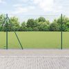 vidaXL Aiapost Roheline 50 x 1,5 m (13 mm v&otilde;rk) Terased ja PVC
