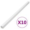 vidaXL kaablikanal 33 x 33 mm, 10 m, PVC