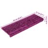vidaXL trepimatid 10 tk 65 x 21 x 4 cm violetsed ristk&uuml;likukujulised servad