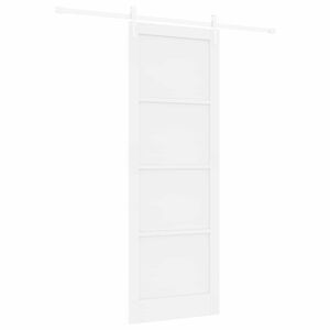 vidaXL Libisev uks ORKDAL Valge 83 x 232 cm Toekas m&auml;nnipuit