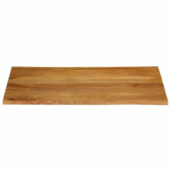 vidaXL lauaplaat, 90 x 80 x 3,8 cm, naturaalsete servadega, mangopuit